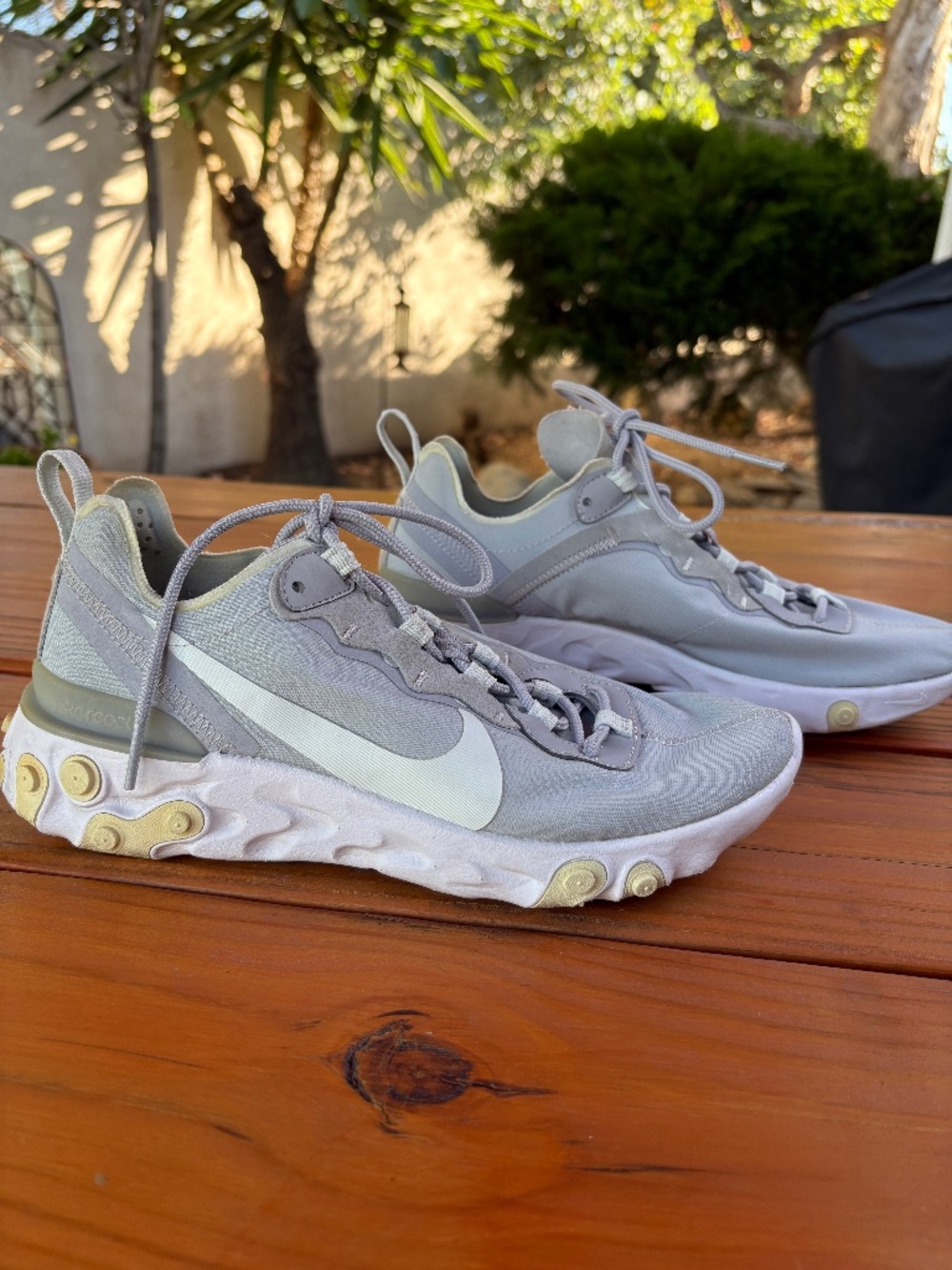 Nike React Element Gray Sneakers in Size 8.5